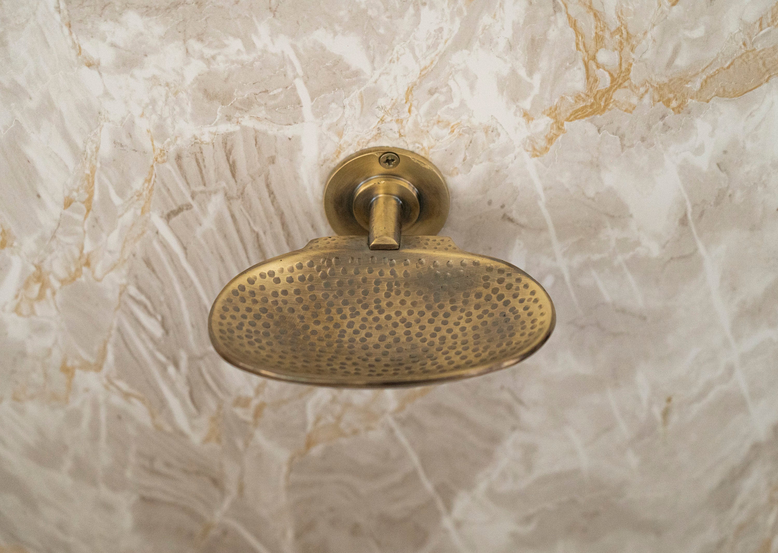 Antique Brass Wall Mounted Soap Dish – Hand-Hammered Solid Brass Holder - Image 5