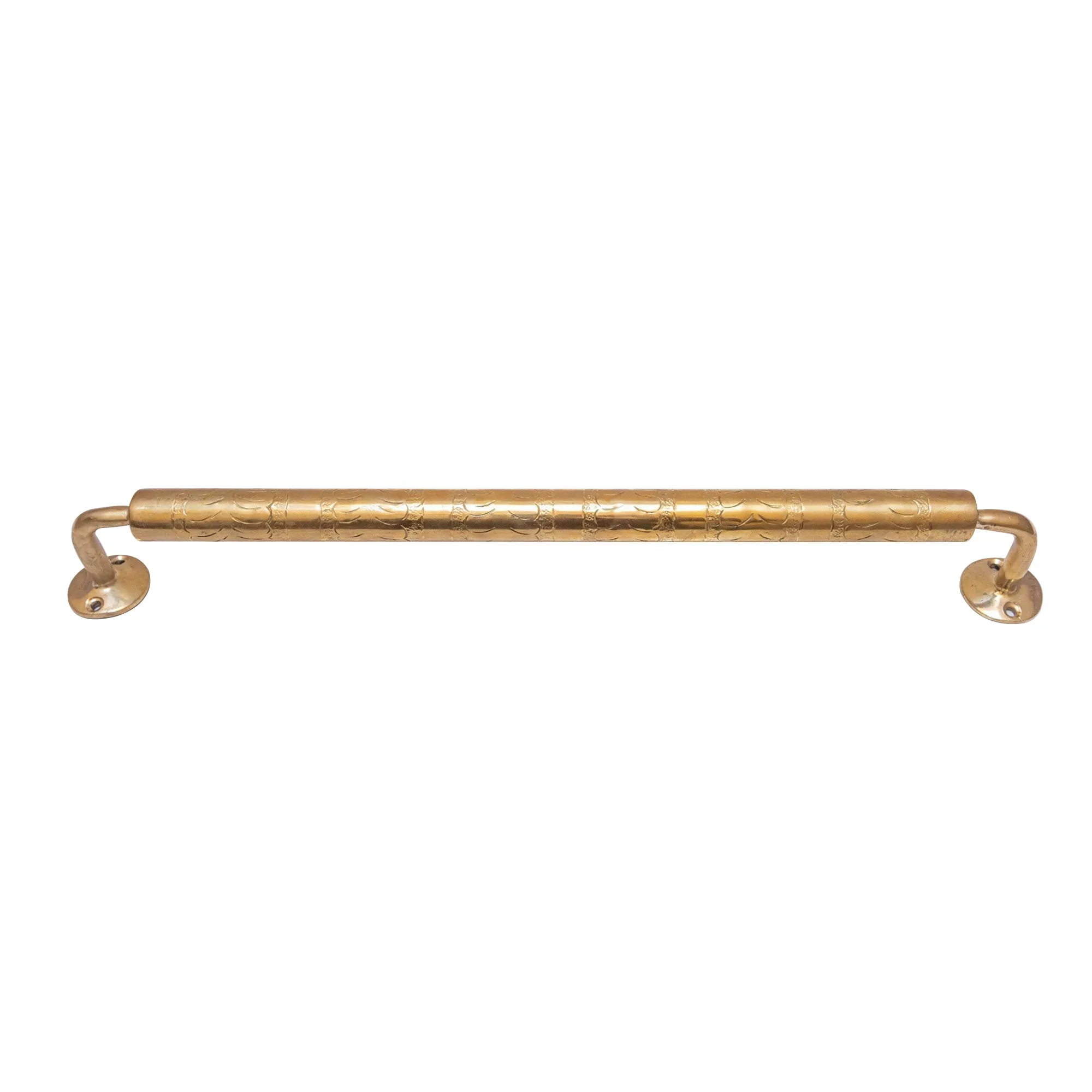Engraved Solid Brass Towel Bar For Bathroom - Image 4