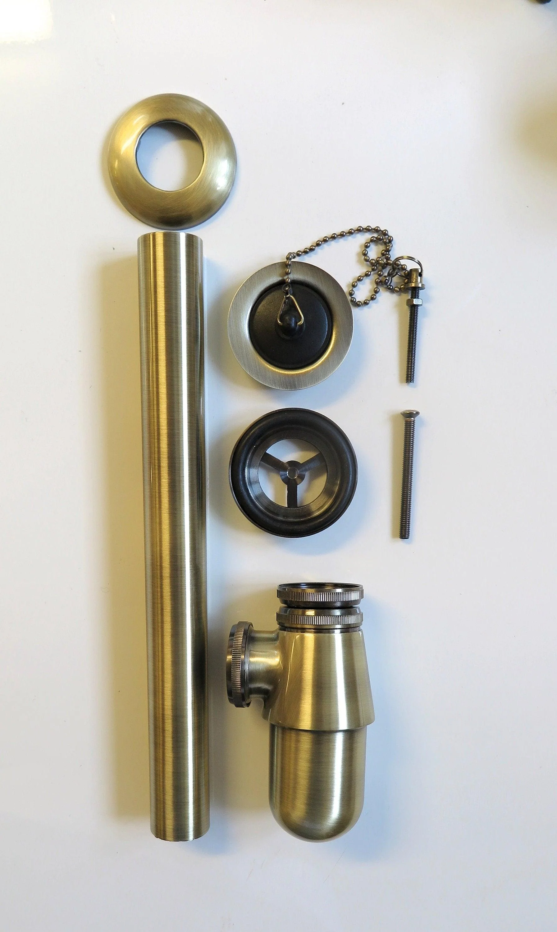 Hammered Patina Brass Wall Mount Sink With Solid Brass Faucet - Image 10