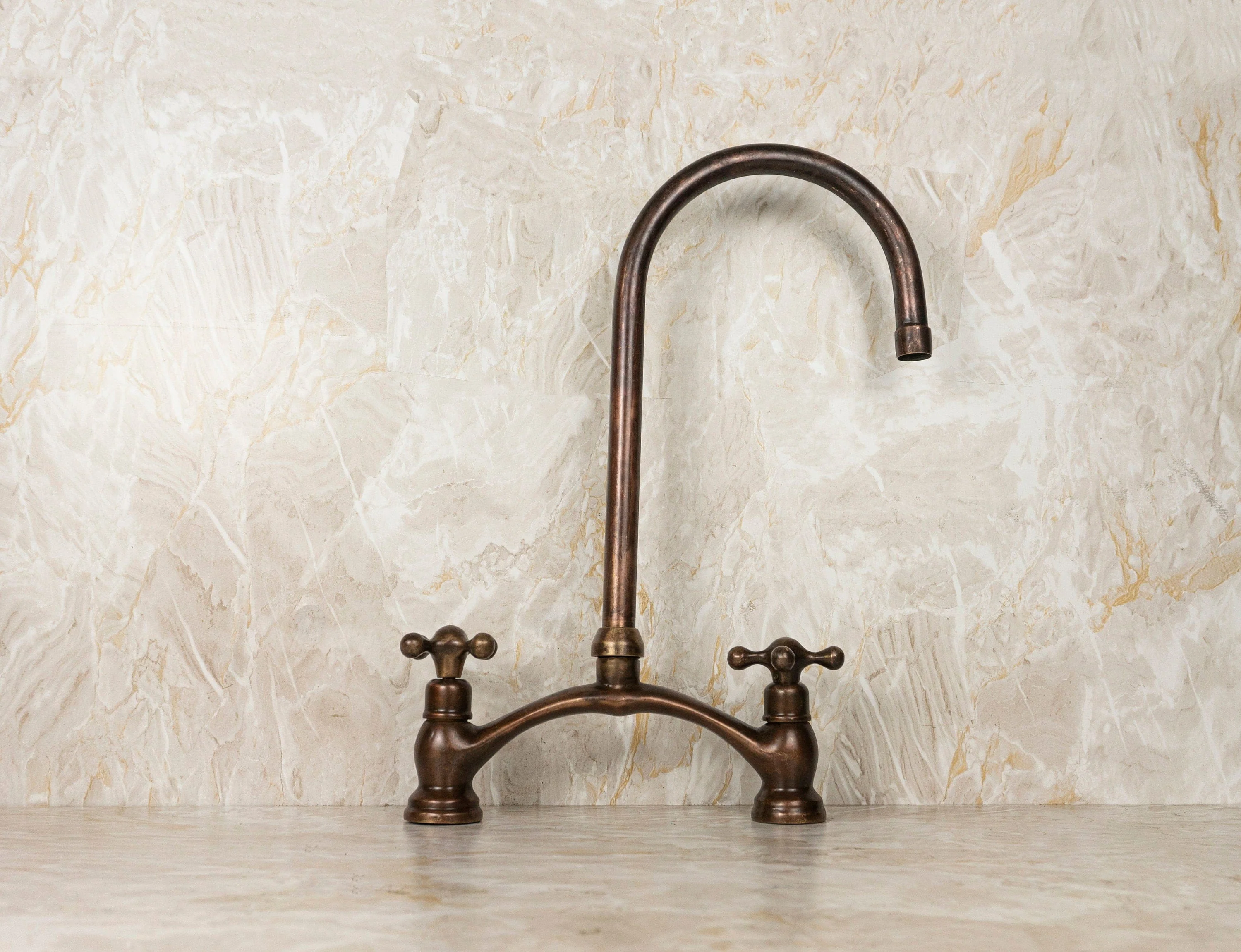 Oil Rubbed Bronze Kitchen Faucet, Rustic Faucet in different finishes - Image 10
