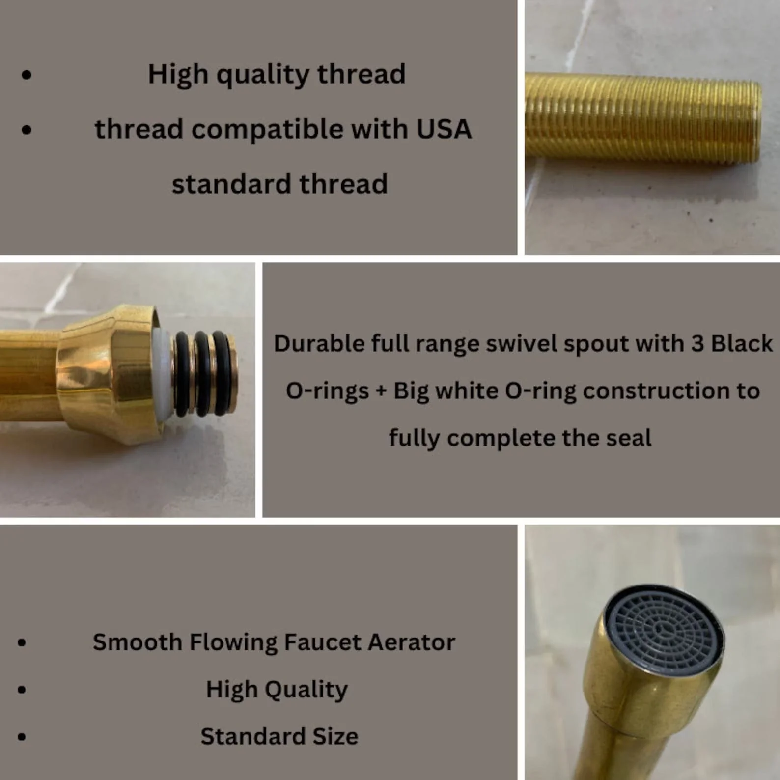 Oil Rubbed Bronze Kitchen Faucet, Rustic Faucet in different finishes - Image 12