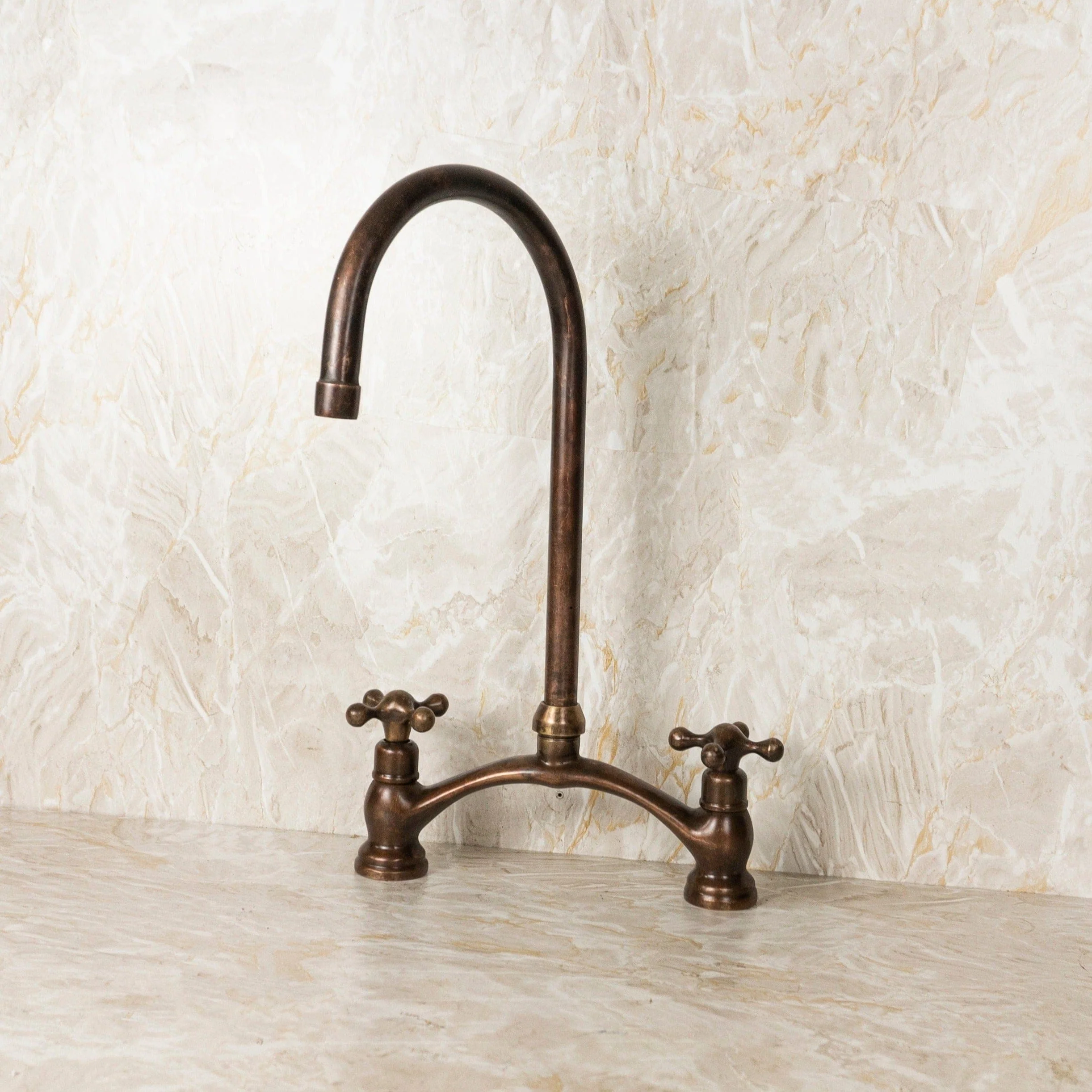 Oil Rubbed Bronze Kitchen Faucet, Rustic Faucet in different finishes - Image 3