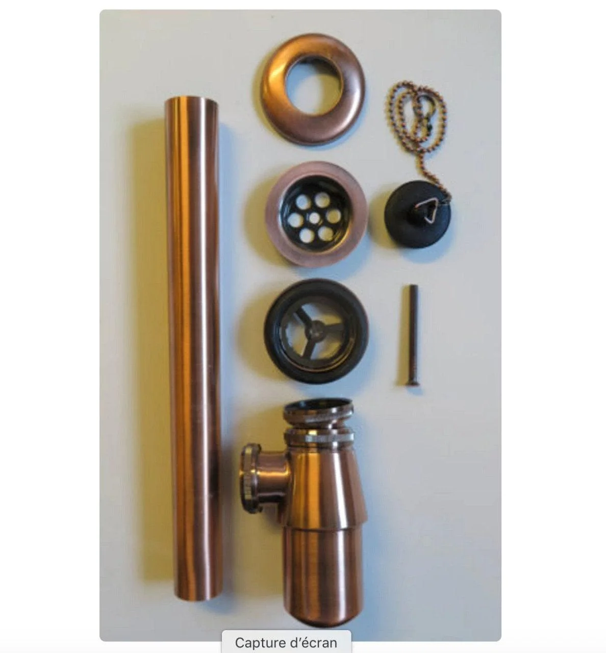 Green Patina Copper Wall Mounted Bathroom Sink - Image 7