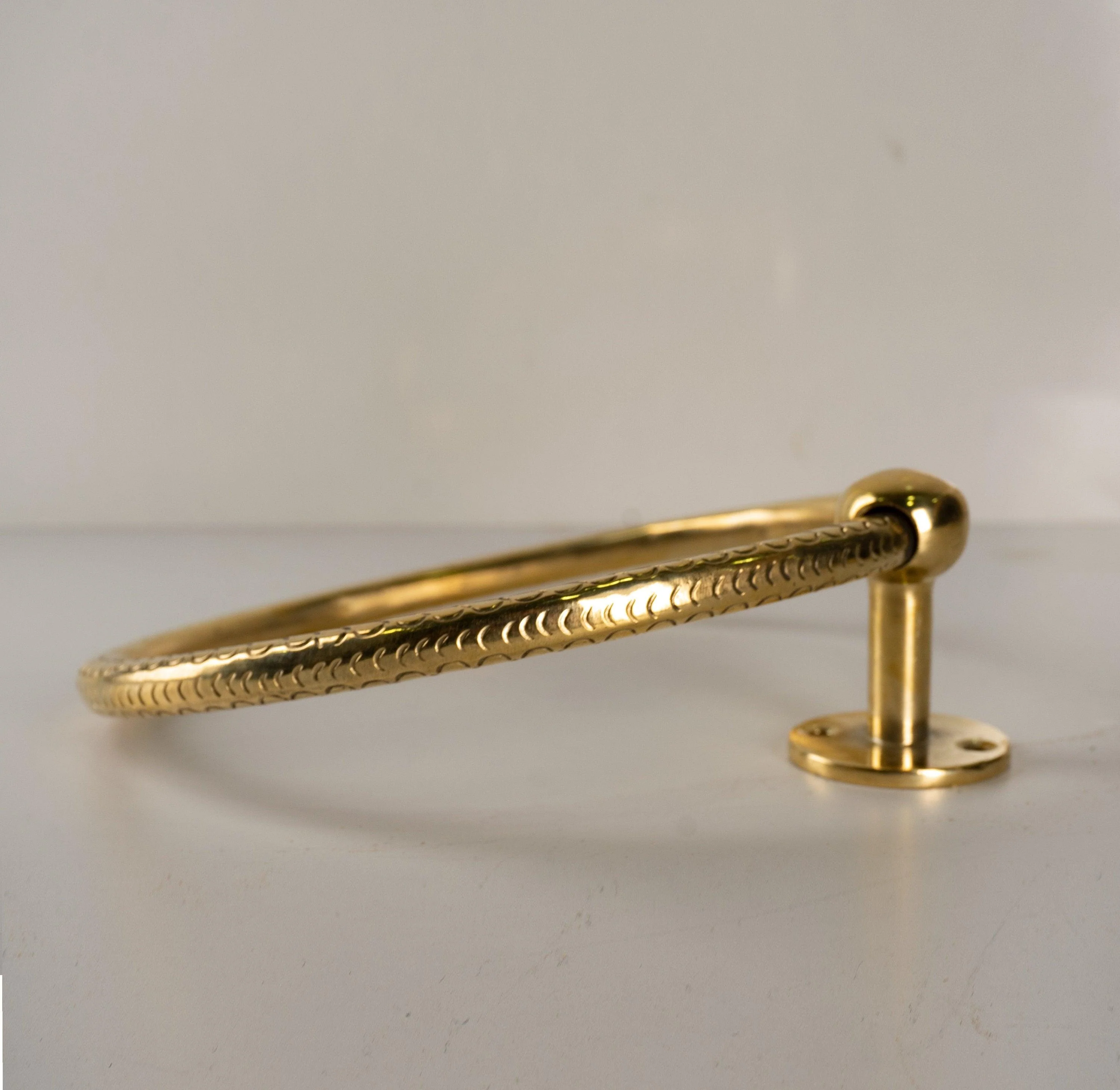 Solid Brass Towel Ring For Bathroom - Image 5