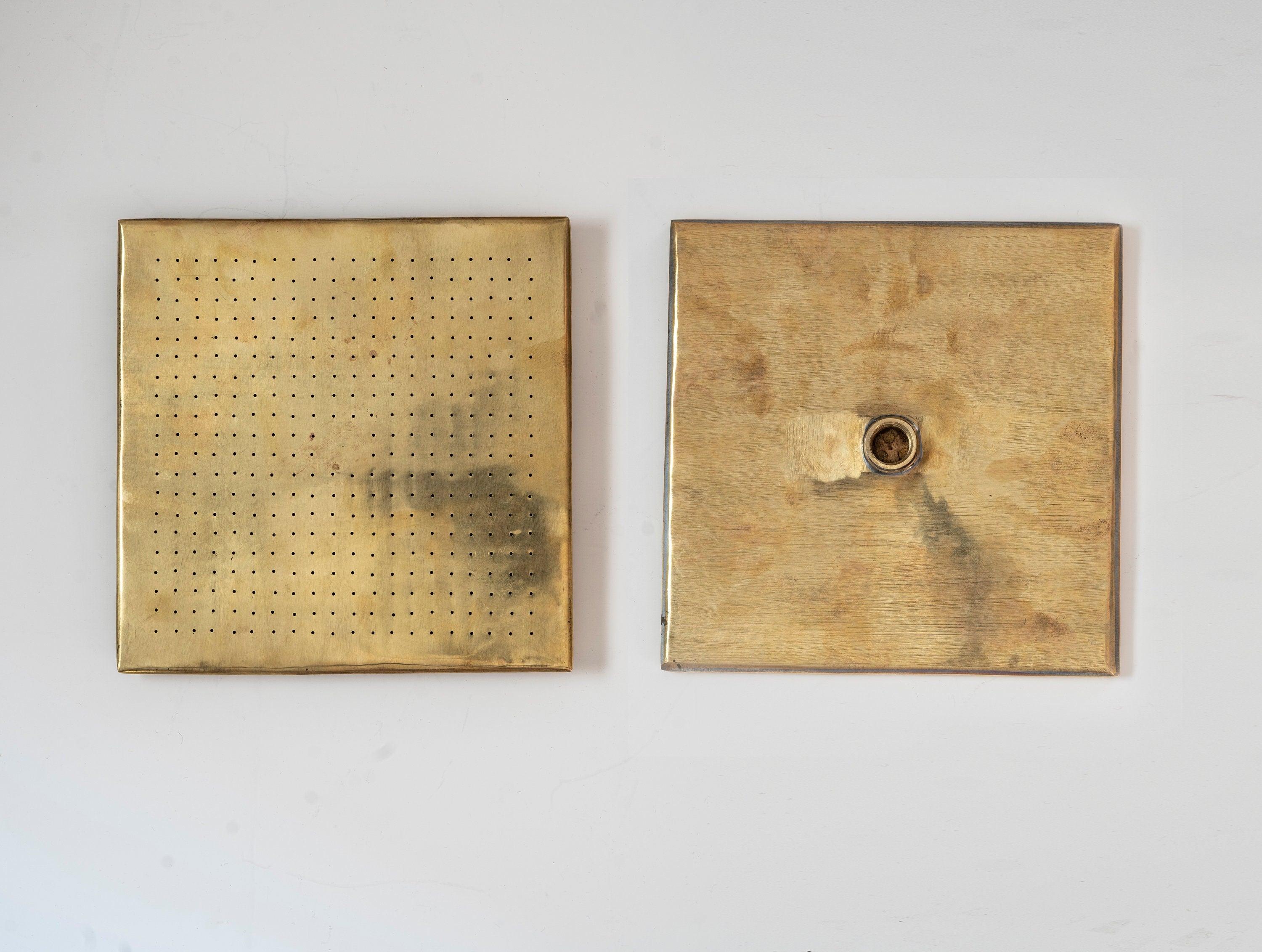 Unlacquered Brass Shower Set with Lever Handles & Rough-In Valve - Image 4