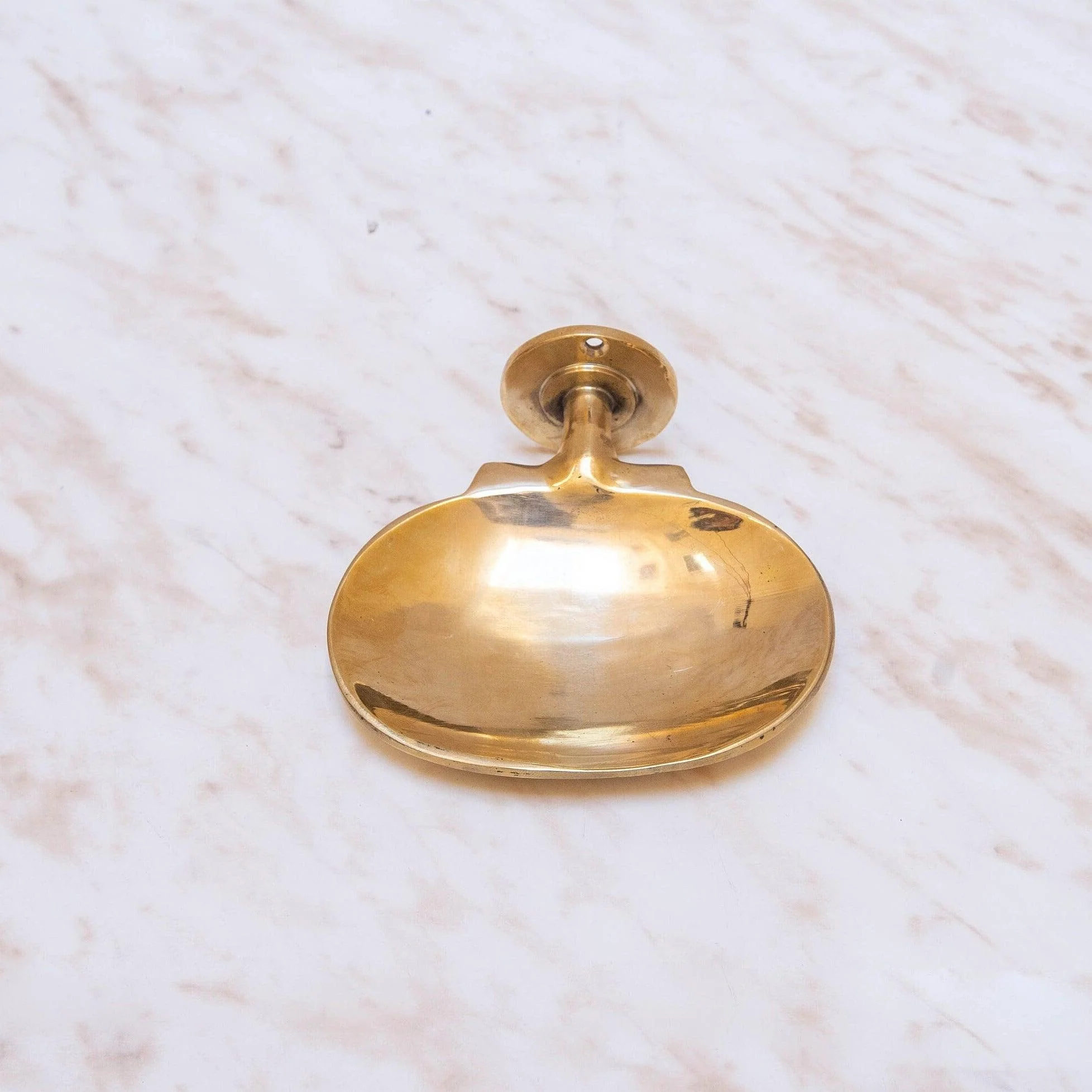 Unlacquered Brass Wall Mounted Soap Dish - Image 4