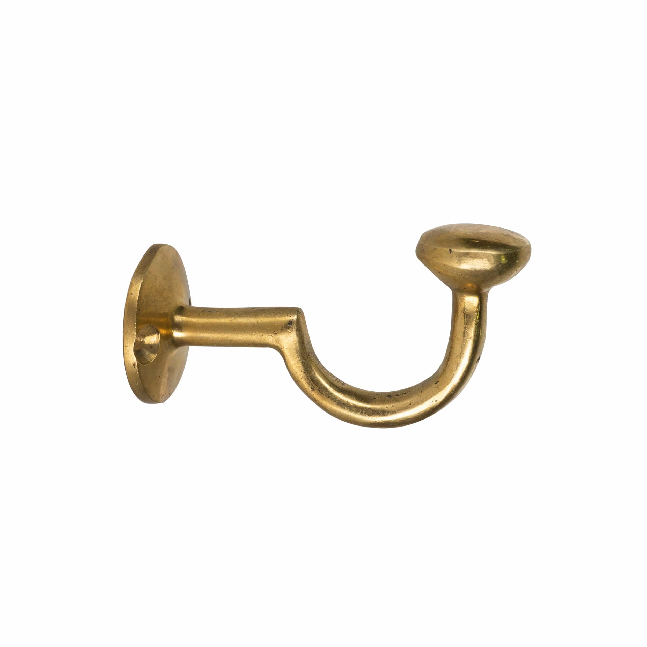 Vintage Brass Coat Hooks , Set of Brass Hooks for wall - Image 3