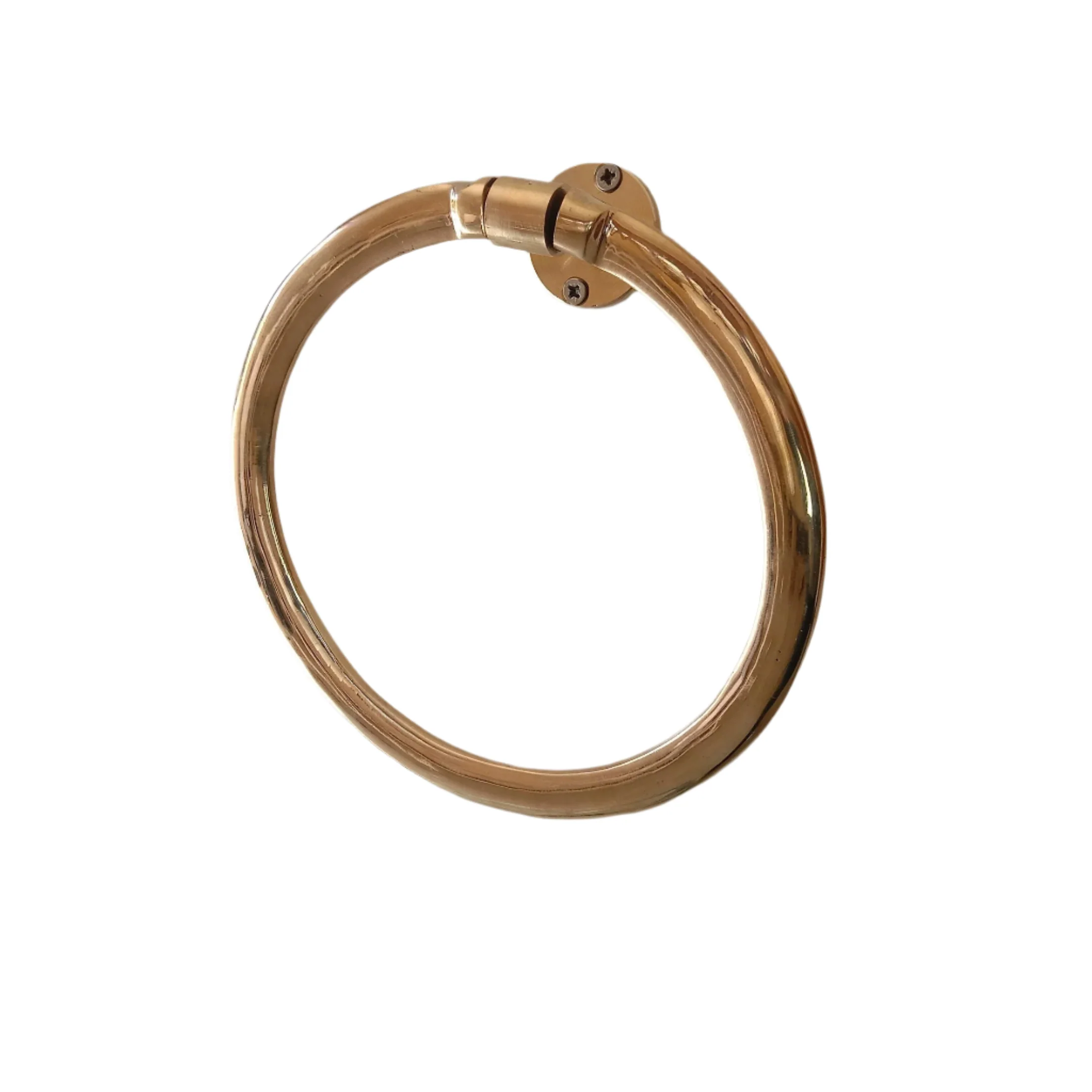 Wall Mounted Solid Brass Towel Ring - Image 3