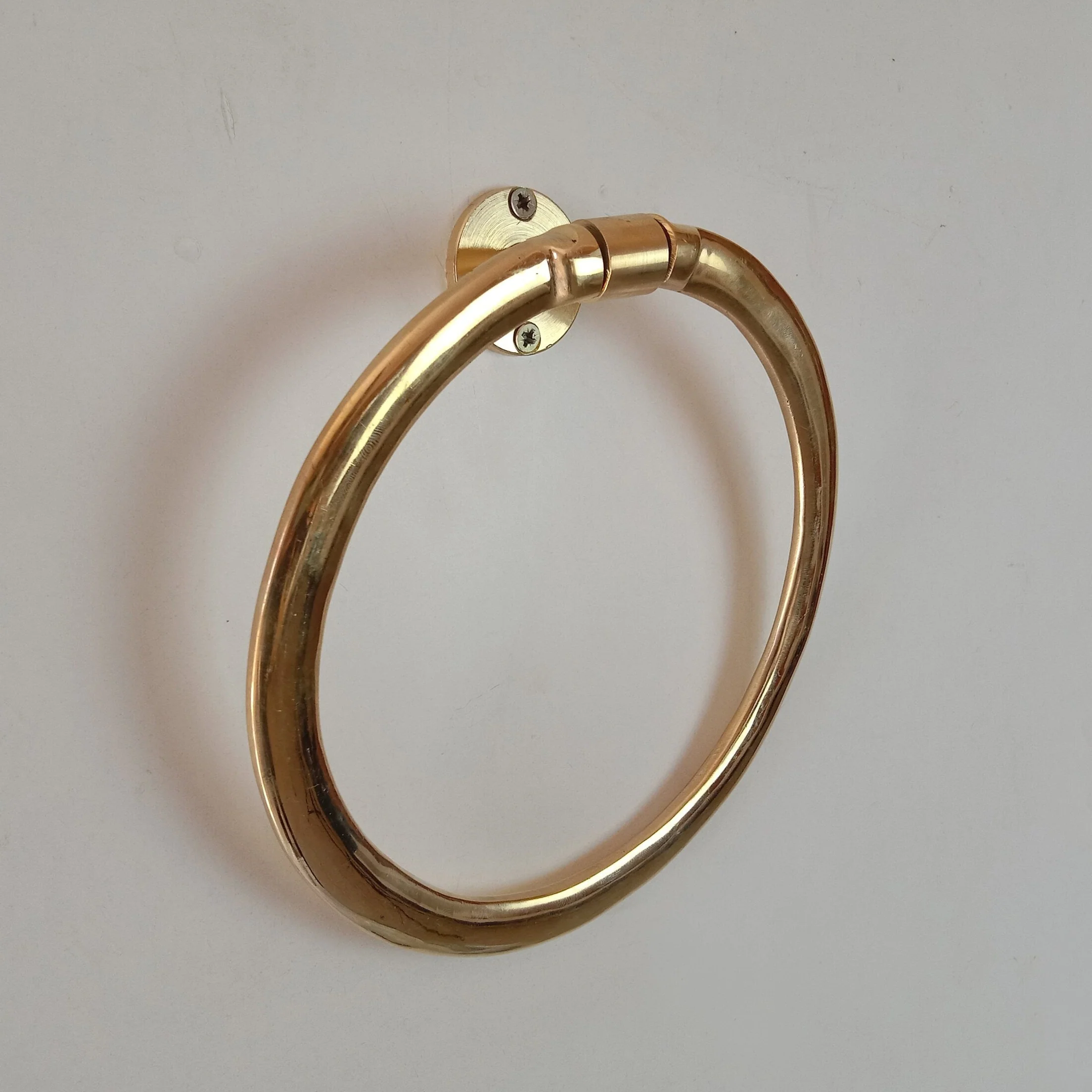 Wall Mounted Solid Brass Towel Ring - Image 4